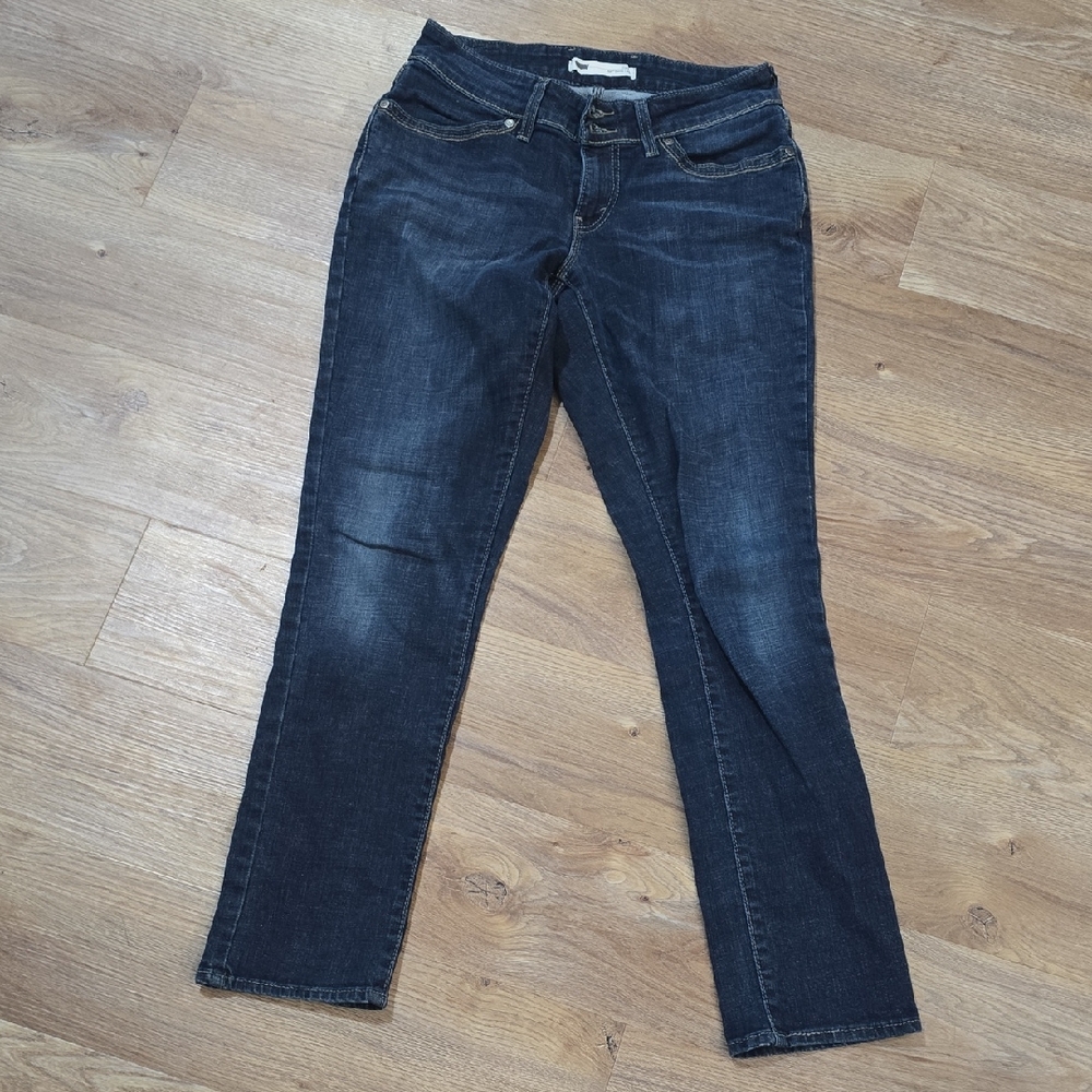 Levi's Women's Midnight Blue Curvy Skinny Jeans, Size 6